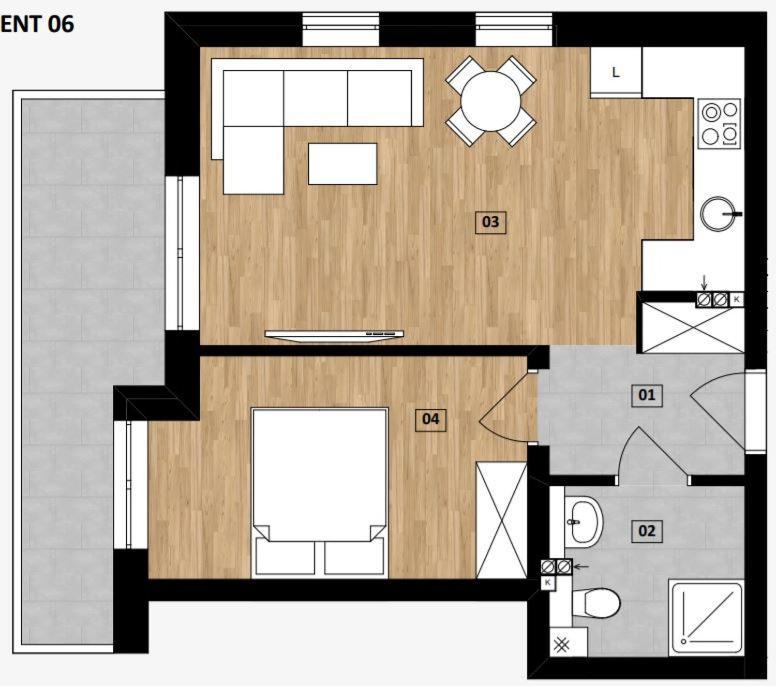 Apartament Baltic Residence Pobierowo Exterior photo